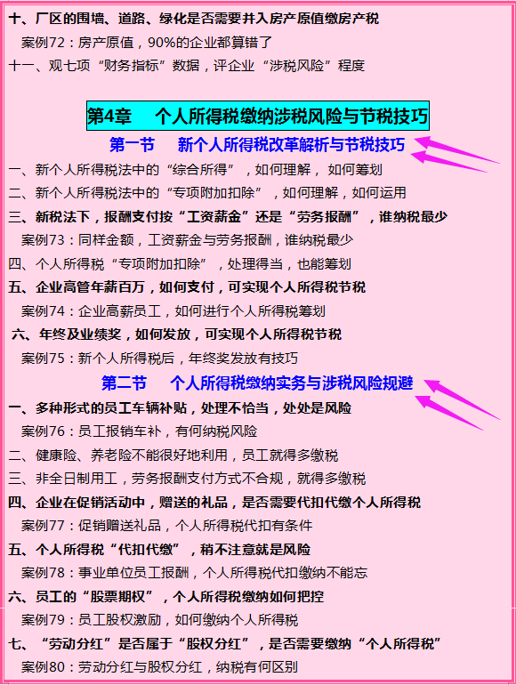 财务经理用这100个税务筹划案例+涉税风险防范技巧，节税35w，牛