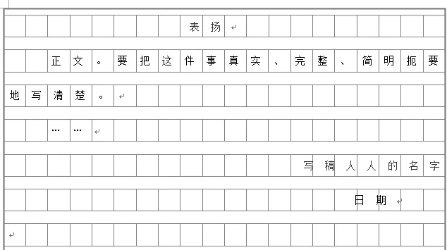 便条、书信、读后感、建议书、表扬稿等应用文体格式及技巧大全