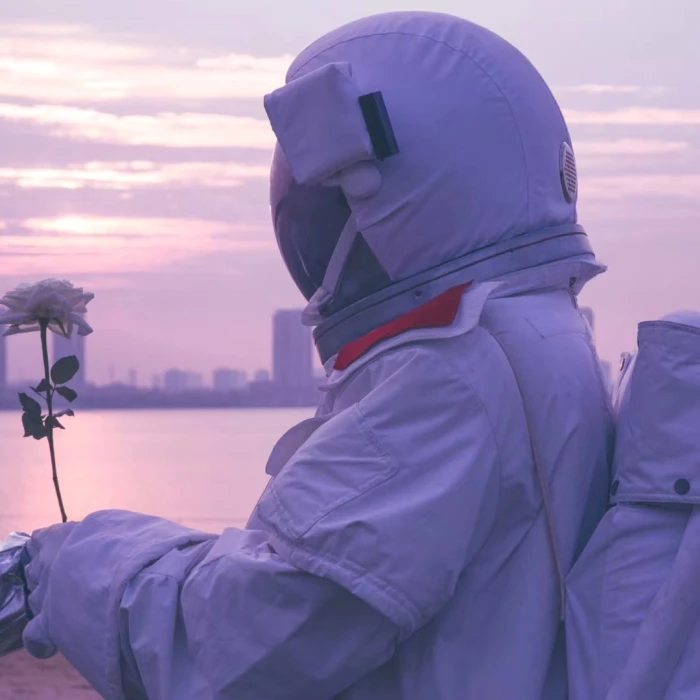 我对着星空发誓,我喜欢你#头像 #朋友圈 #背景图 #宇航员 #情侣头像