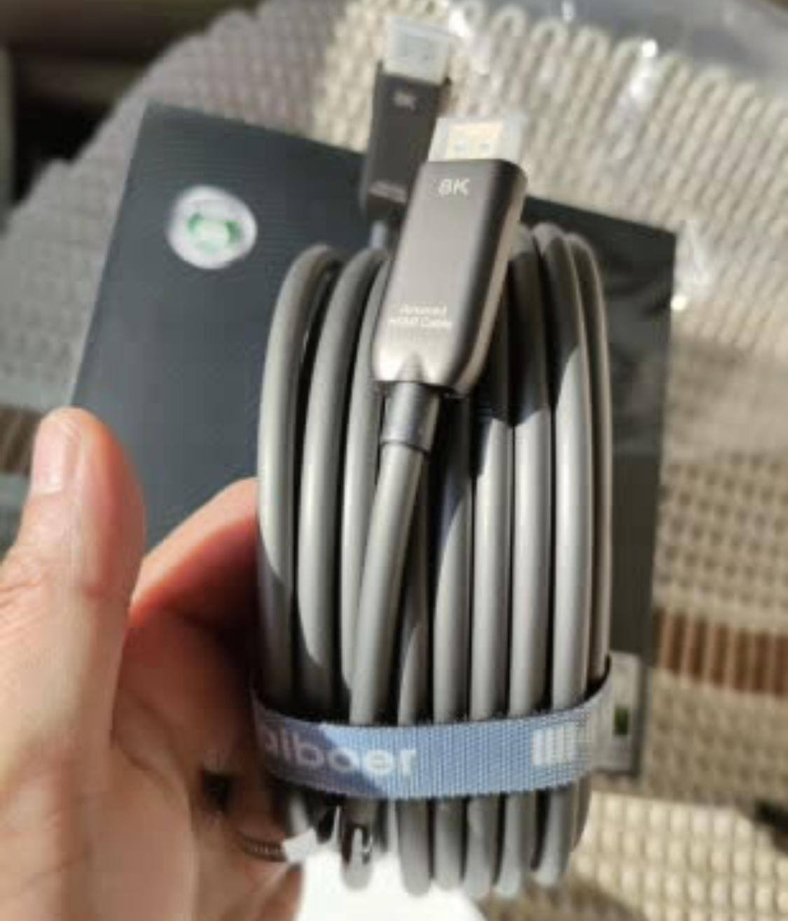 8K时代来临，开博尔五代万兆光纤HDMI 五代2.1解锁新体验