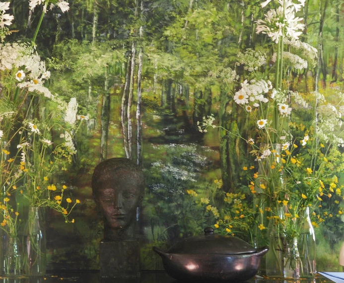 巴黎美院的天才女画家，花10年在自家的墙壁上作画，我被美哭了