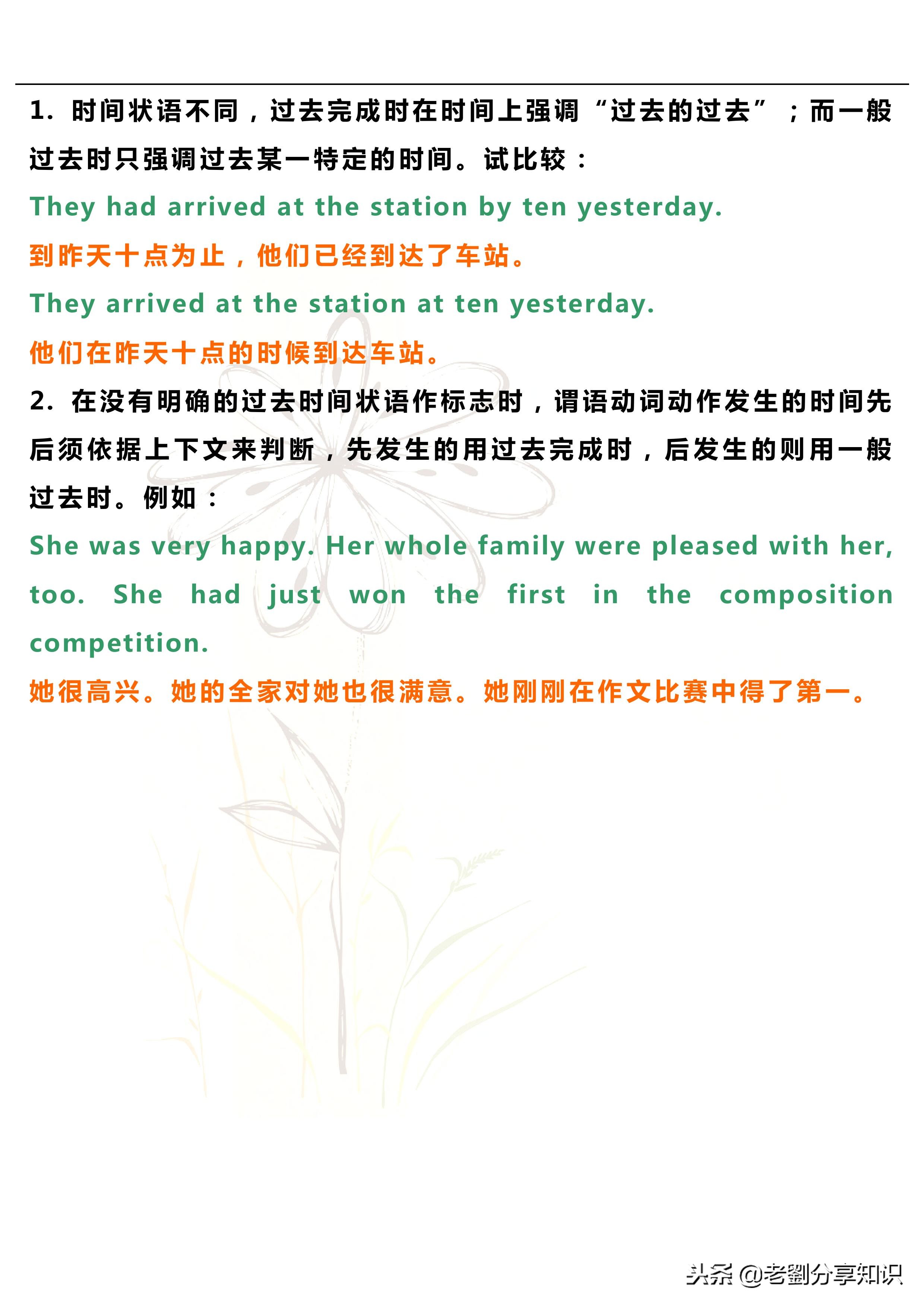 中考英语考点梳理：过去完成时语法详解，适用于期末复习