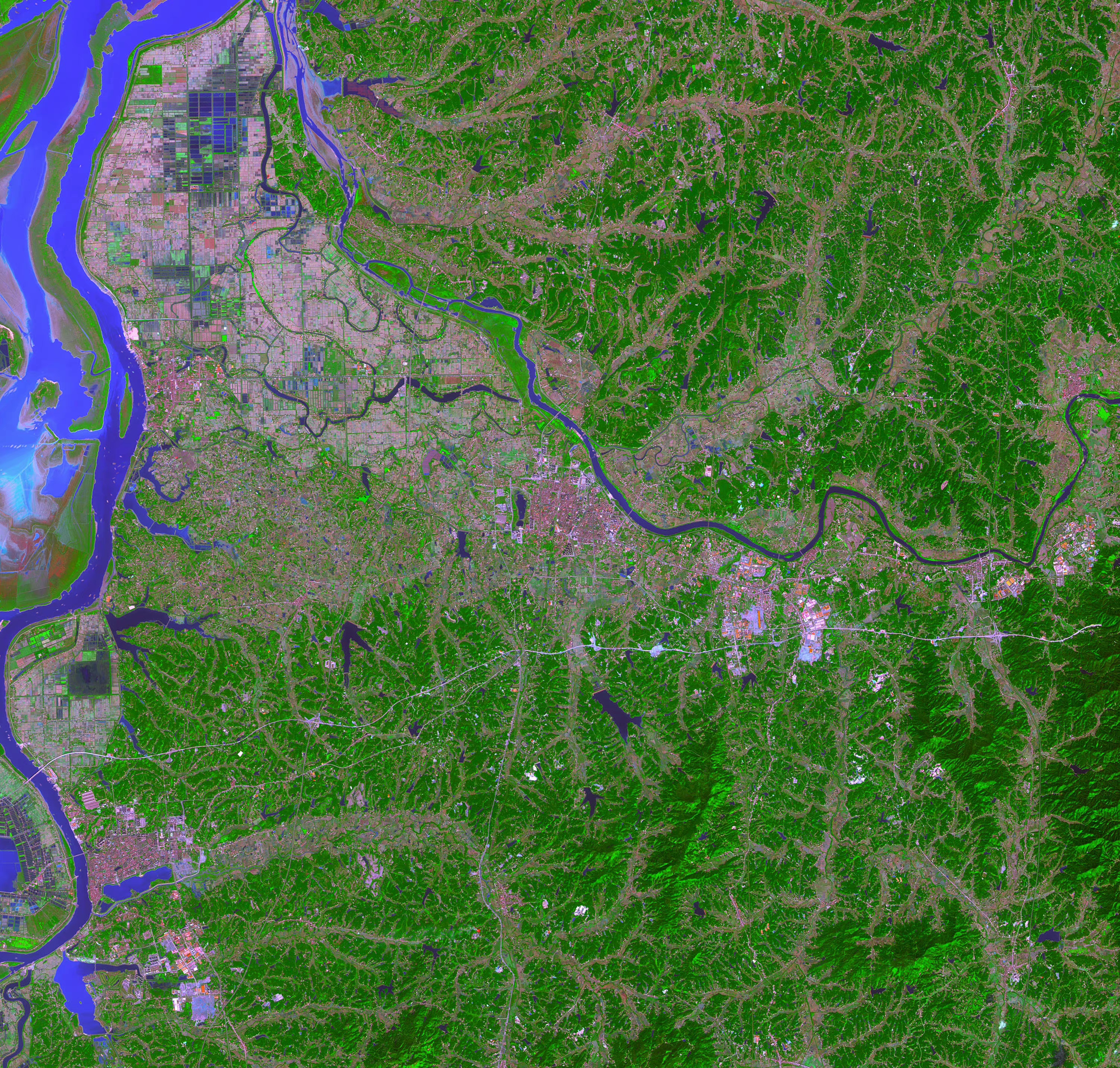 汨罗江 汨罗地图赏析 湖南省岳阳市汨罗市