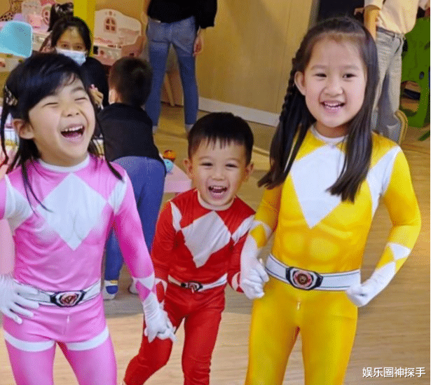 胡杏儿的3个儿子长大了，4岁大儿子颜值高，老二被指像妈妈