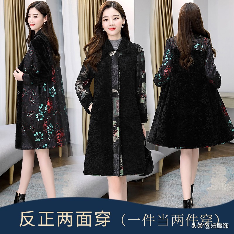 分享几款中国风刺绣印花棉服，洋气舒适优雅，穿出阔太太的气质
