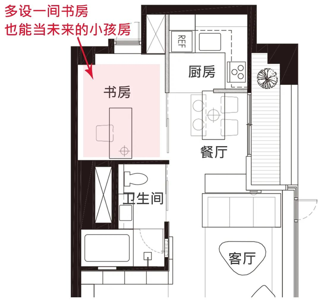 户型会布局，40㎡小户型也贼好用！格局显大三倍，都是亮点