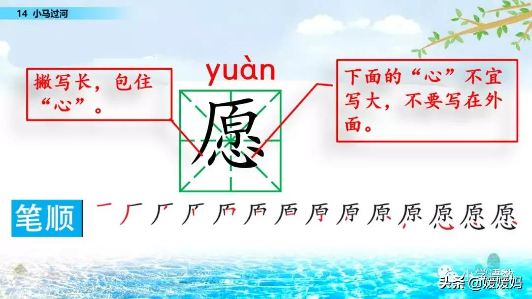 二年级下册语文课文14《小马过河》图文详解及同步练习