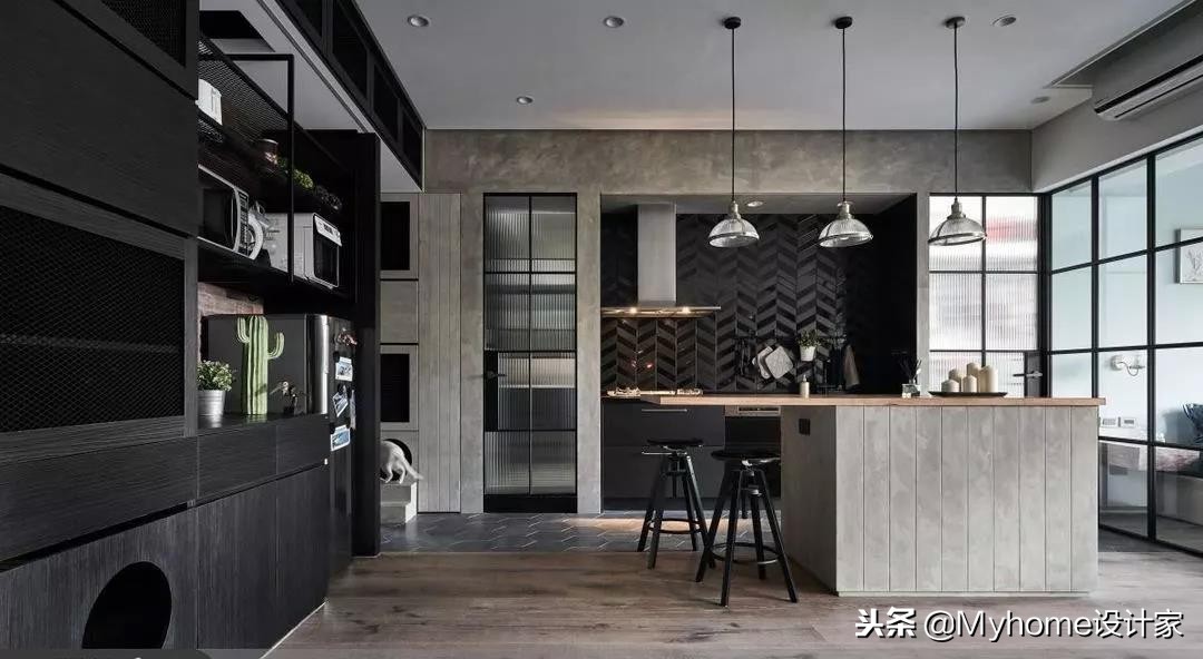 你改造想用的黑框玻璃隔断，淘了81张美图