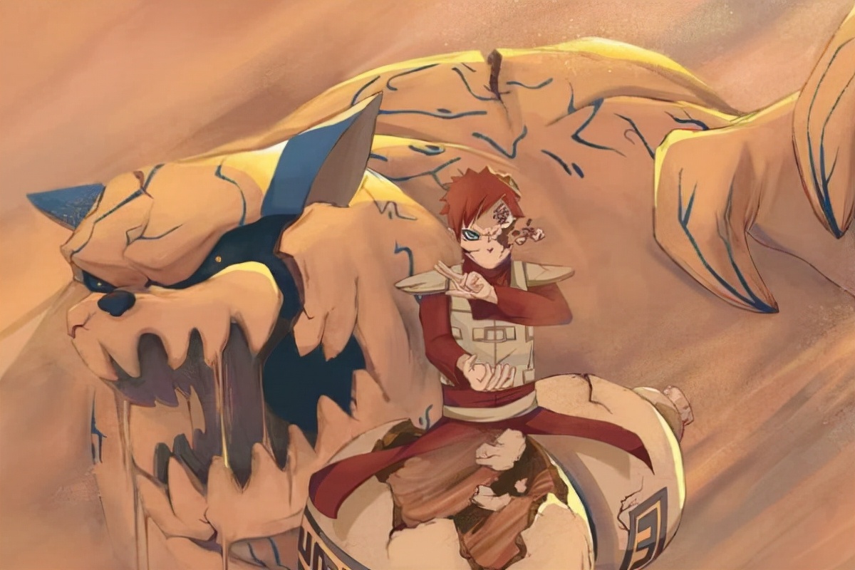 沙之守鹤是生长在奈良沙漠,受异界魔力影响,被风沙掩埋堆积而产生的