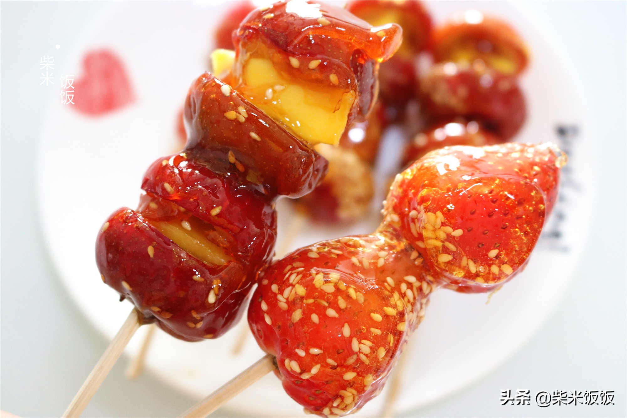 别买糖葫芦了，自己做很简单，嘎嘣脆不粘牙，实惠又好吃