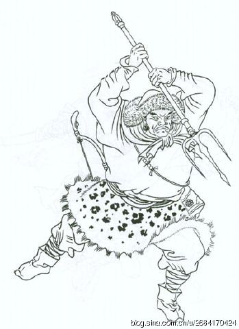 白描水浒三十六天罡星