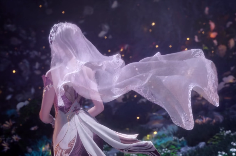 唐三和小舞订婚,唐三模型丑出高度,小舞披婚纱被爱心祝福了5次