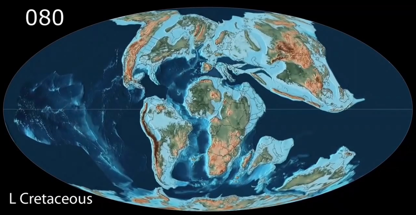 七大洲四大洋地图(七大洲四大洋是如何形成的？从地图看地球几亿年的板块漂移)