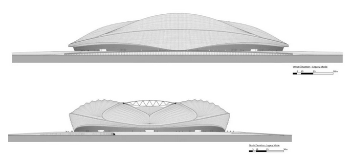 世界杯篮球场平面图(壕！2022卡塔尔世界杯新球场是这样设计的)