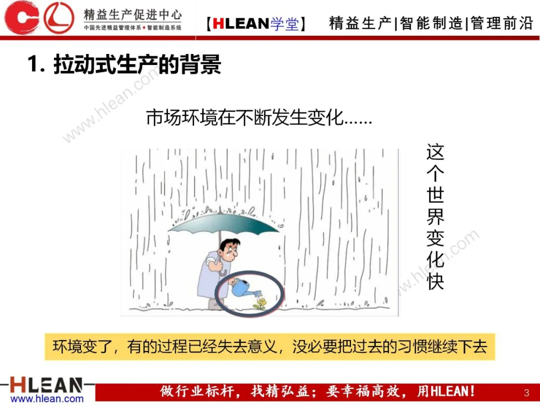 「精益学堂」拉动生产管理方式