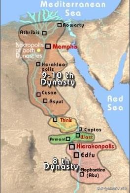 古埃及君王谱古埃及第一中间期：埃及第九、十王朝