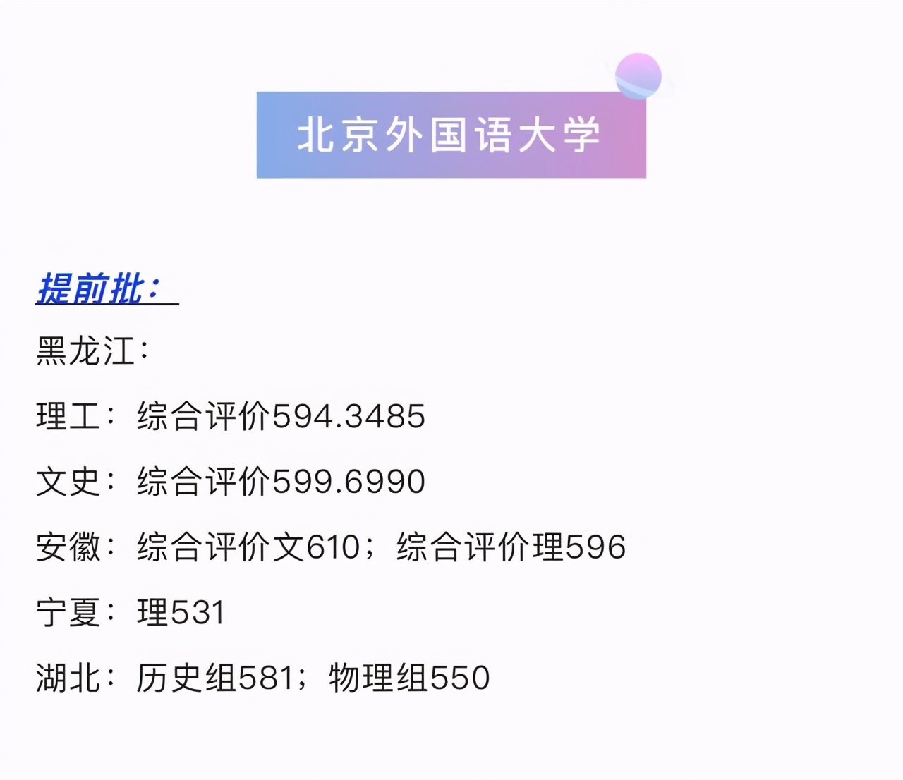 清北、复旦、南开等9所985院校2021年在部分省市提前批分数线公布