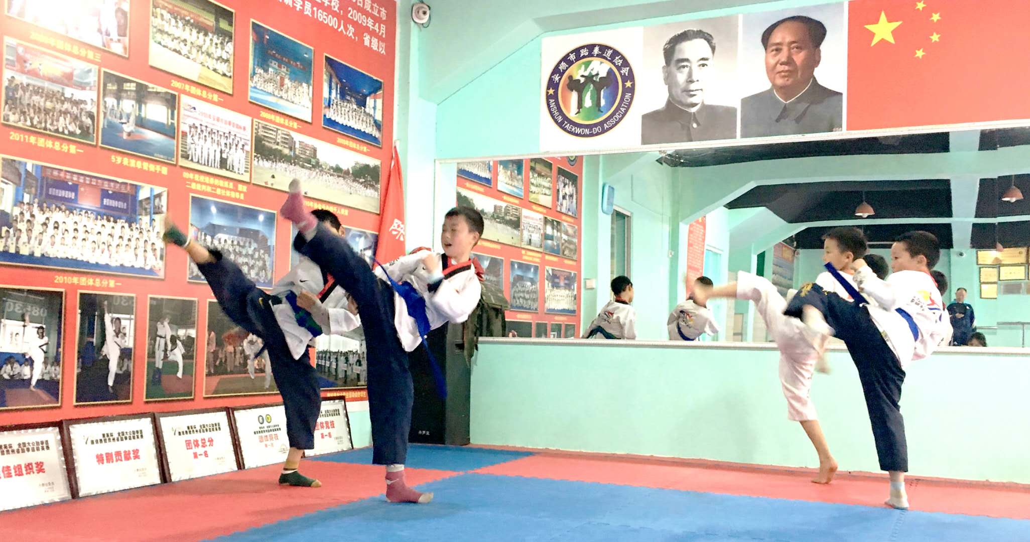安顺市跆拳道学校更名为“义门功夫馆”并升级完备