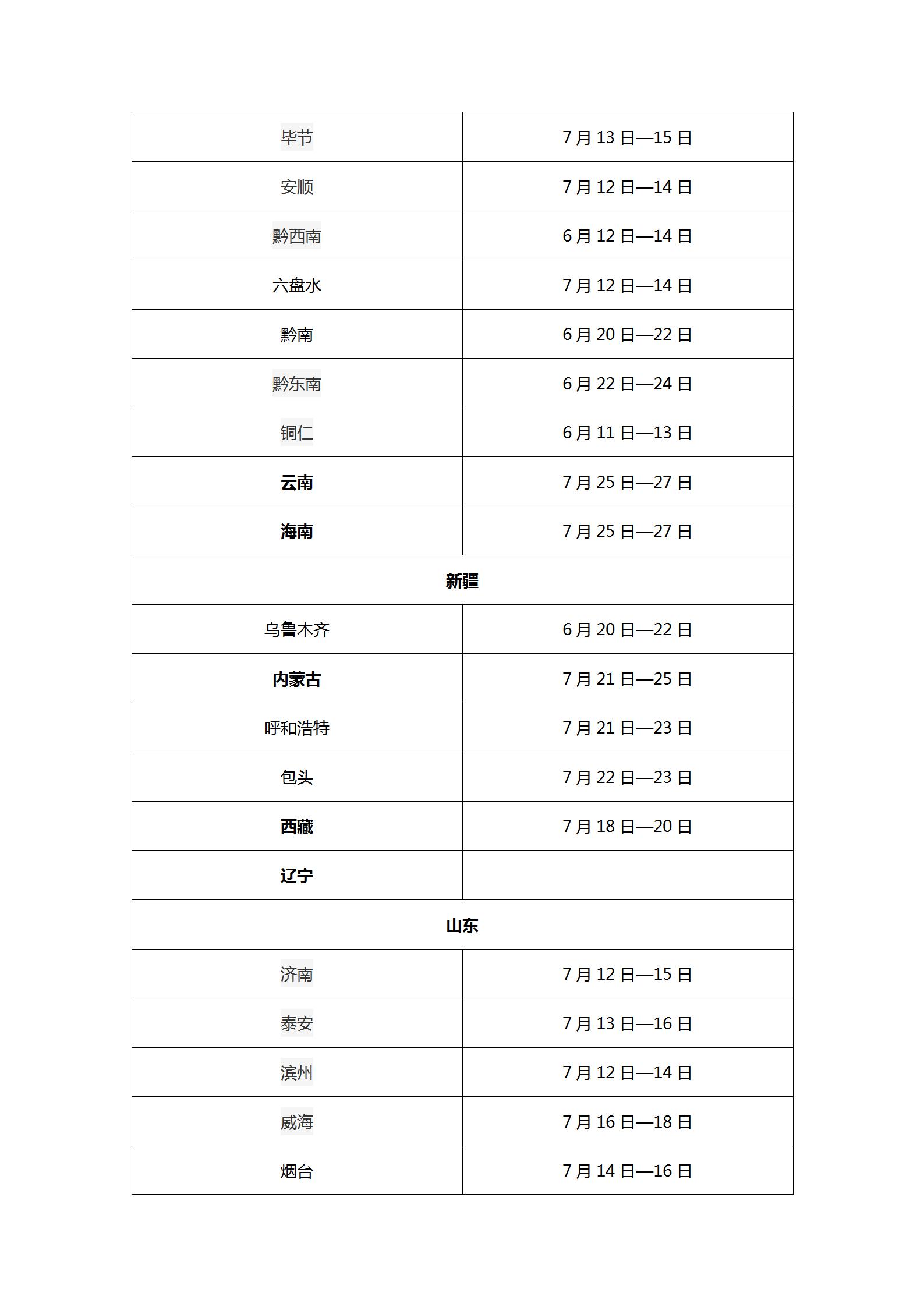 2020全国各地市中考时间出炉！中考倒计时，考生逆袭方法