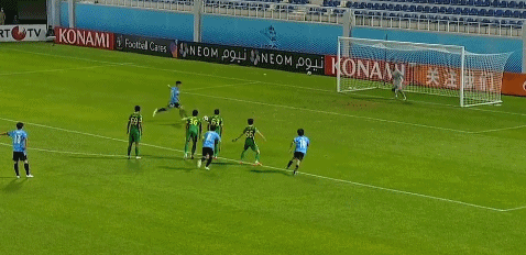 亚冠-国安青年军0-7川崎前锋 上下半场均短时间内连续丢球