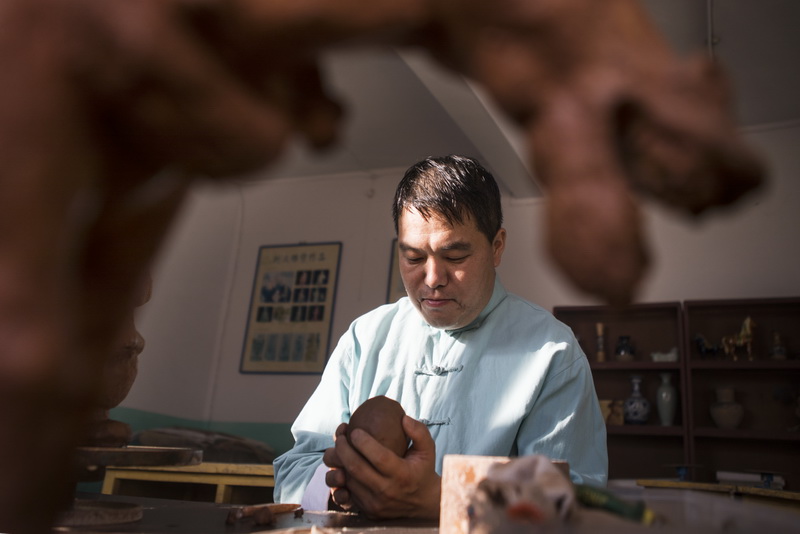 泥塑人生--访问临汾非物质文化遗产项目“平阳泥塑”传承人刘波