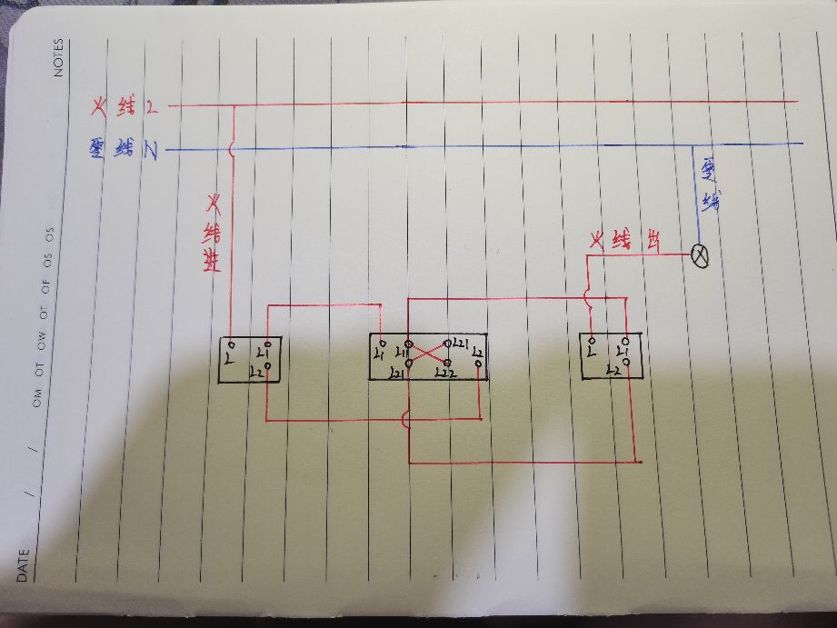 家用开关插座接线图，需要的拿走