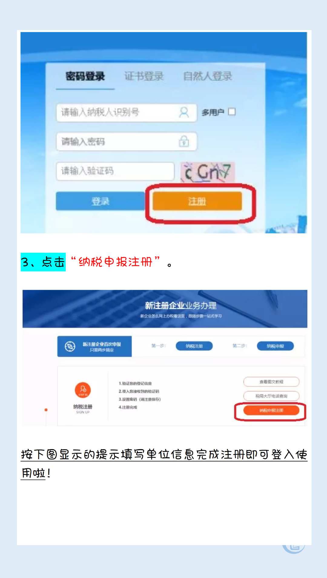 定期定额——个体工商户申报操作流程