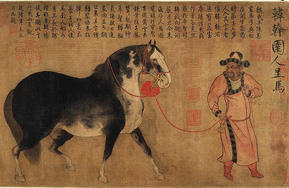 中国古今名家笔下的骏马，纵横驰骋