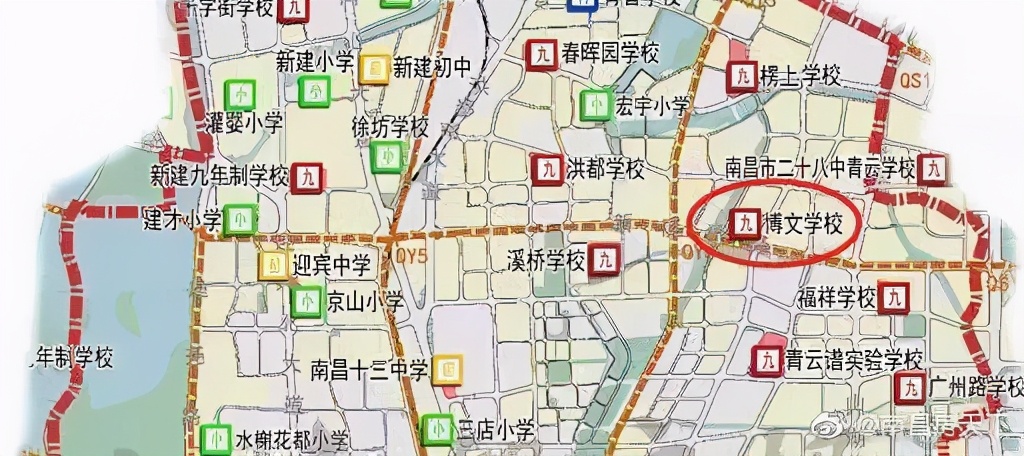 正与江西师大接洽！洪都新城博文学校选址公示 年底前动工