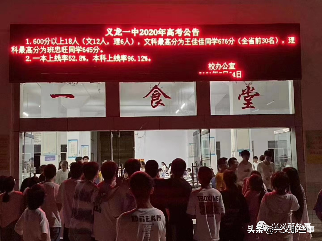 贵州兴义八中，兴义一中等2020届高考情况汇总，你觉得哪家强？