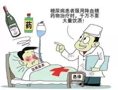 三,降糖药 酒=低血糖休克