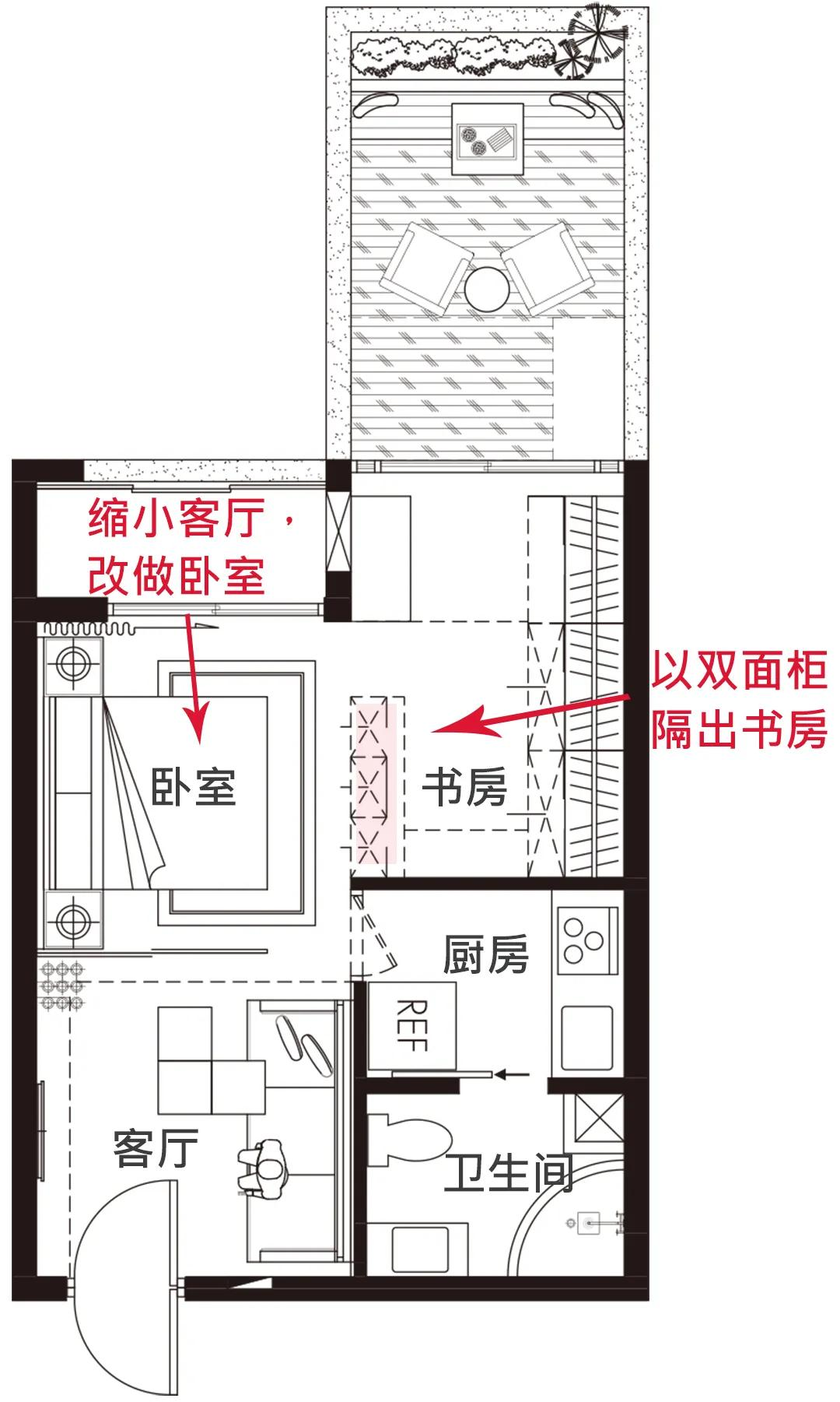 户型会布局，40㎡小户型也贼好用！格局显大三倍，都是亮点