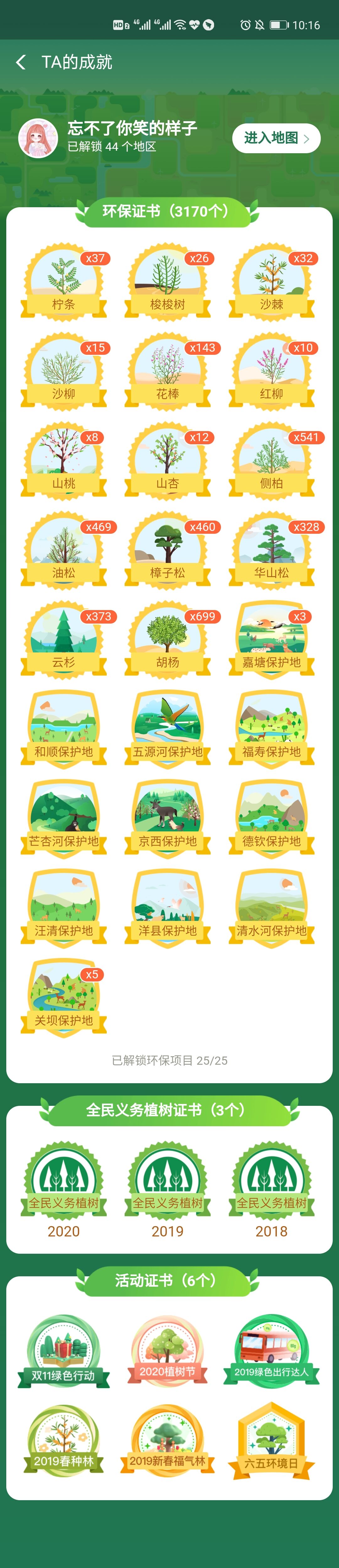 蚂蚁森林种树有什么用