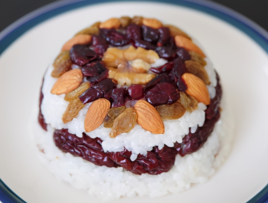 今日腊八，蒸八宝饭记住“1泡2拌3蒸”，香糯不夹生，更美观