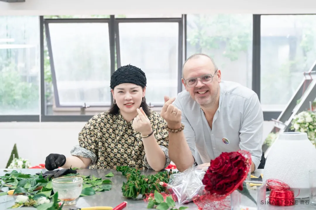 比利时花艺大师课堂正式毕业