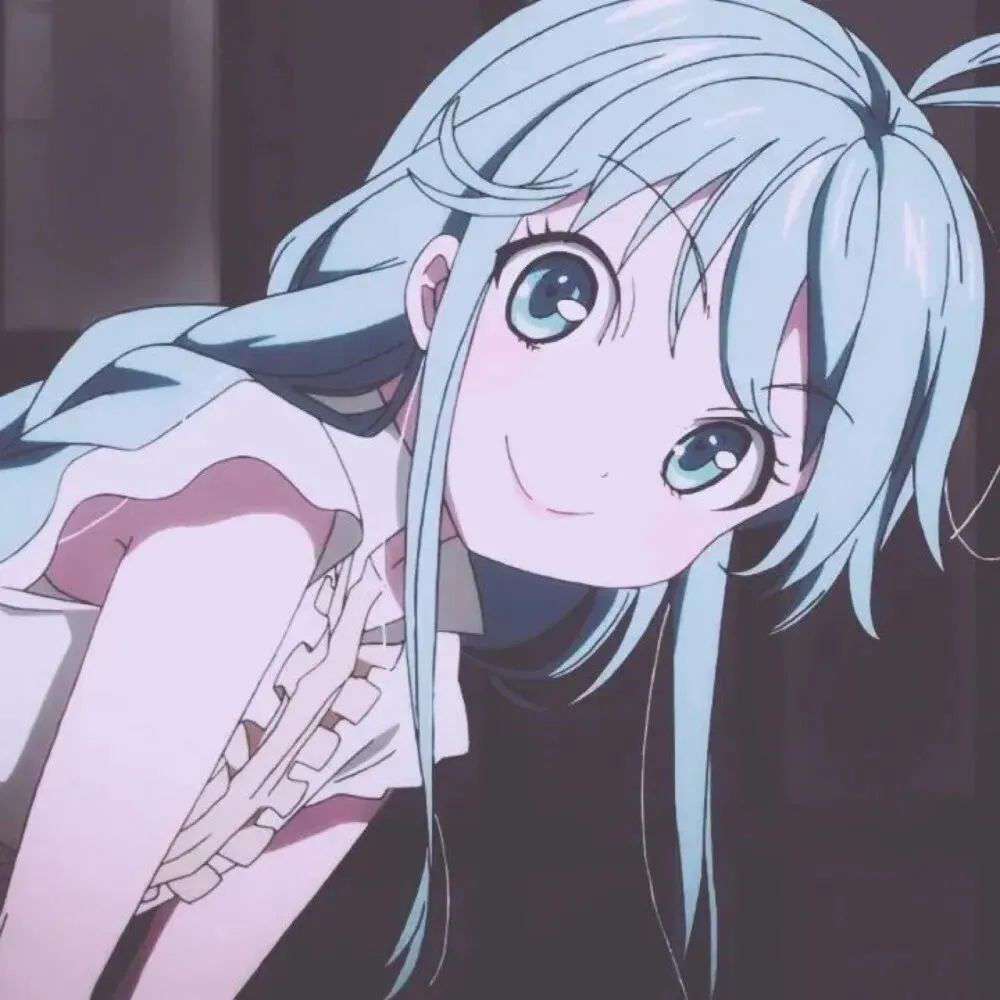 超级可爱的女生动漫头像,不过有个信念支柱似乎也不错