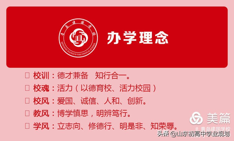 青岛建国学校高考升学班介绍，签保升大学合同