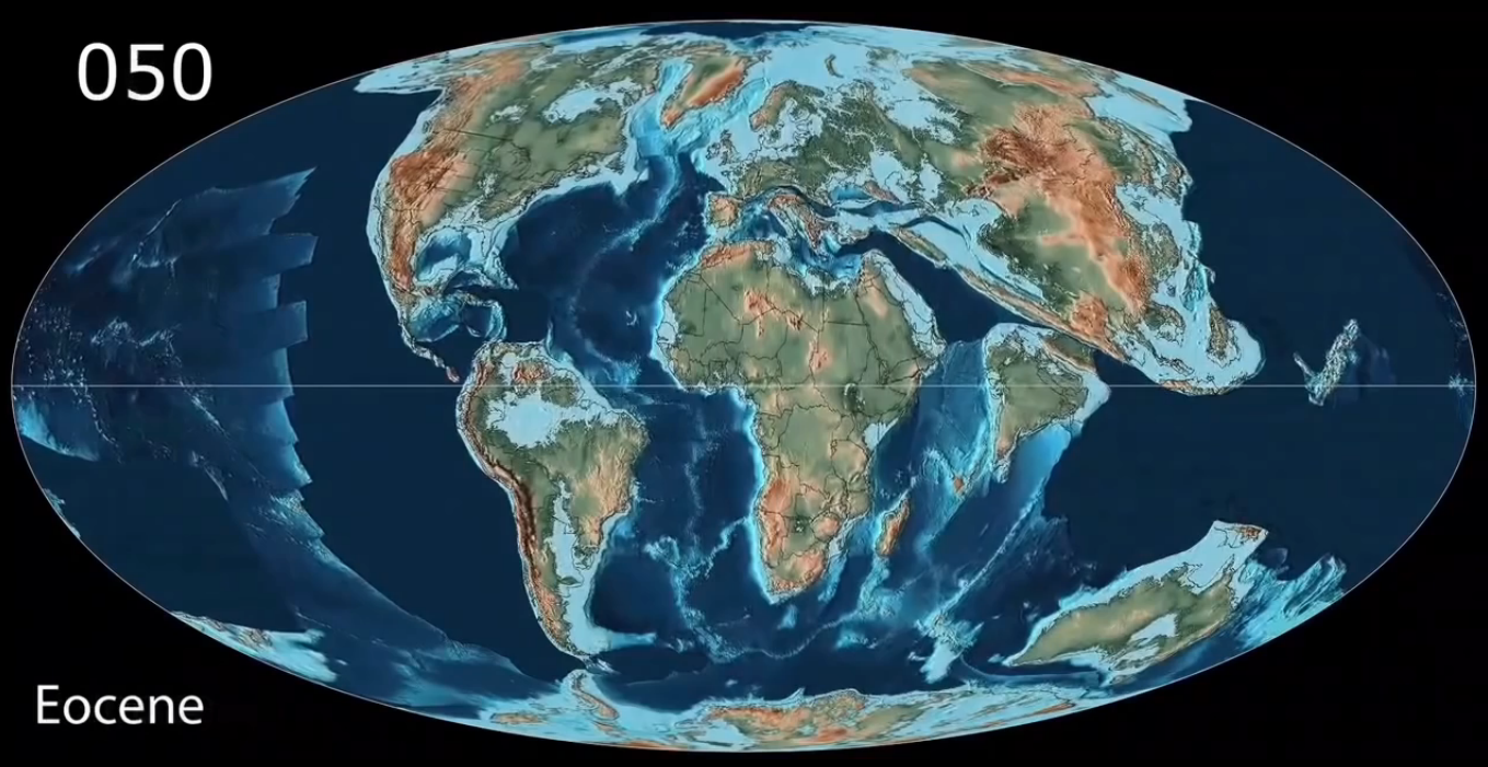 七大洲四大洋地图(七大洲四大洋是如何形成的？从地图看地球几亿年的板块漂移)