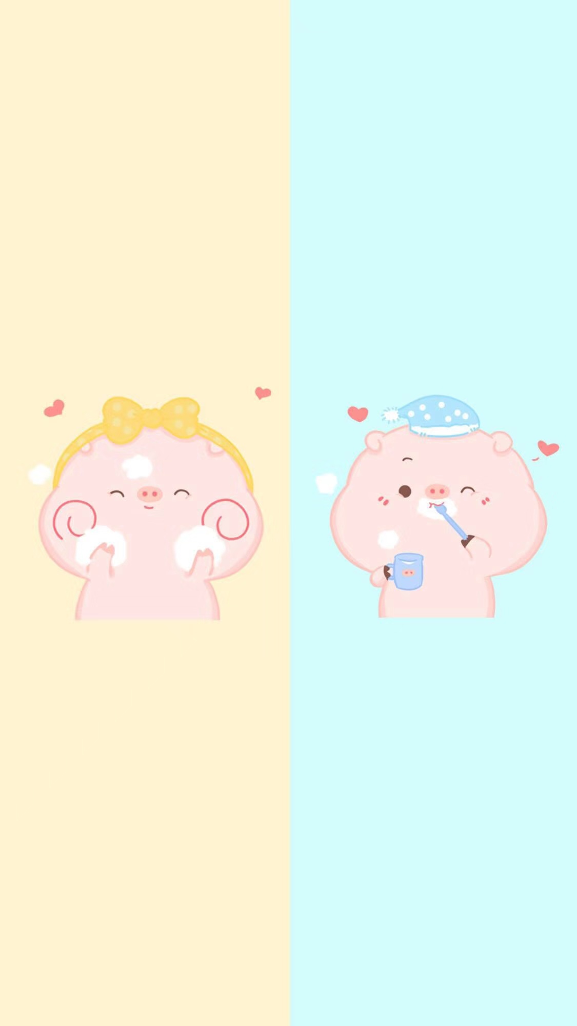 情侣聊天背景图来一波