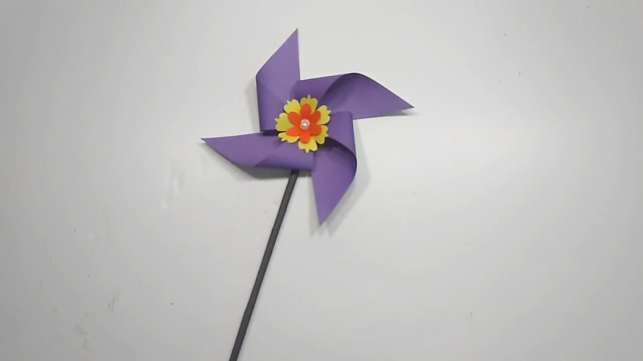 风车的做法手工制作步骤风车制作方法过程步骤图