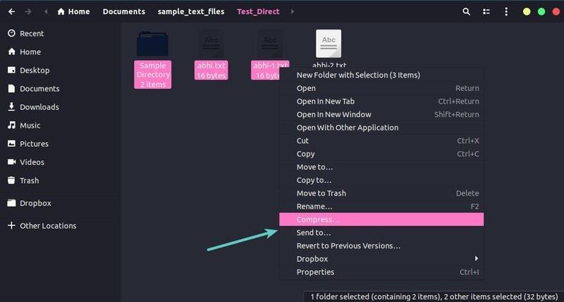 初级：如何在 Linux 中 zip 压缩文件和文件夹