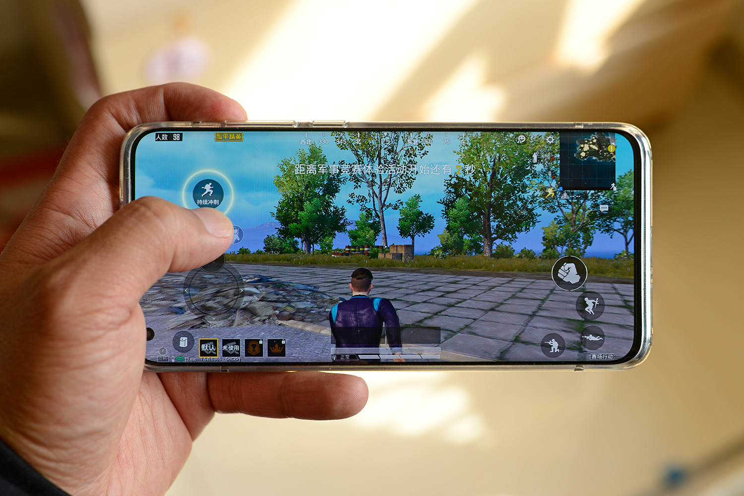 小米10玩《和平精英》帧率分析，60帧可以确保你可见的优势