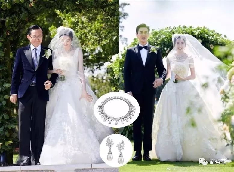 朱珠婚礼戴Tasaki，新郎戴百达翡丽，结婚珠宝腕表怎么配？