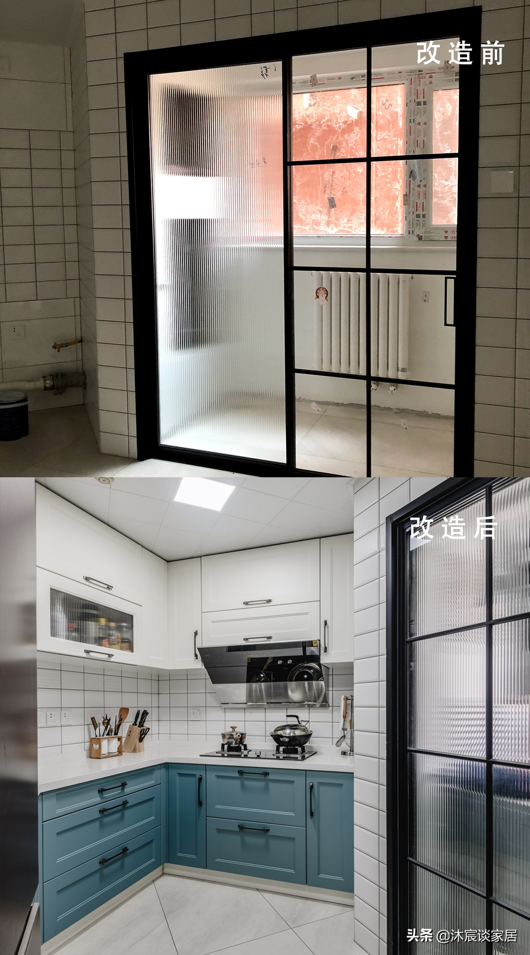 她家看着平淡，但简洁清爽，用窗帘隔出一间卧室，温馨且幸福