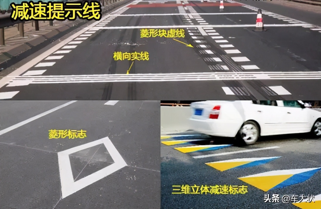 最全的路面标志线，这些标志你要记好了！