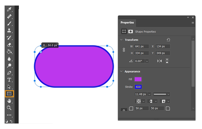 「adobe國際認證」photoshop軟件,如何繪製矩形並修改描邊選項?