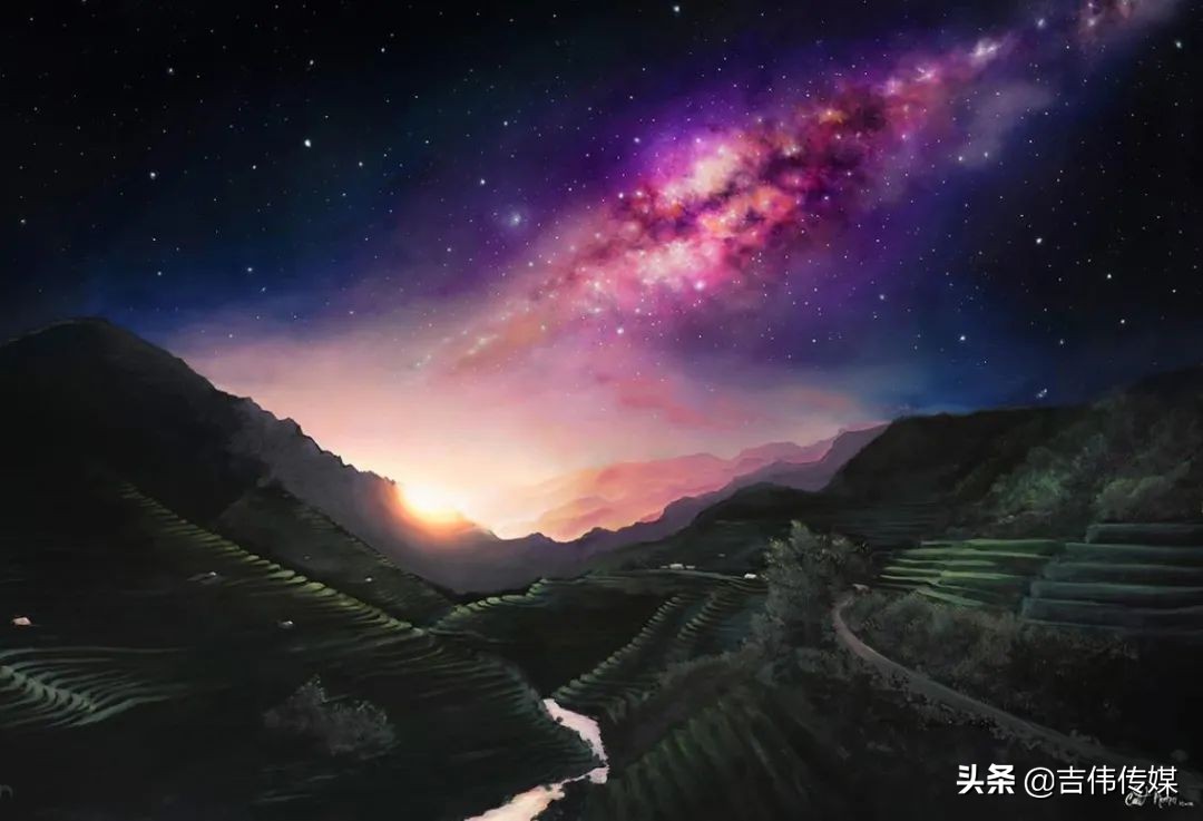 大美女艺术家笔下的浩瀚宇宙，众多围观爱好者赞不绝口