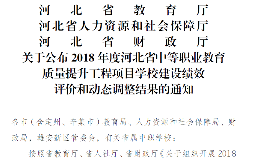 河北120所重点建设中职学校出炉，上不了好高中，选这些学校也挺好