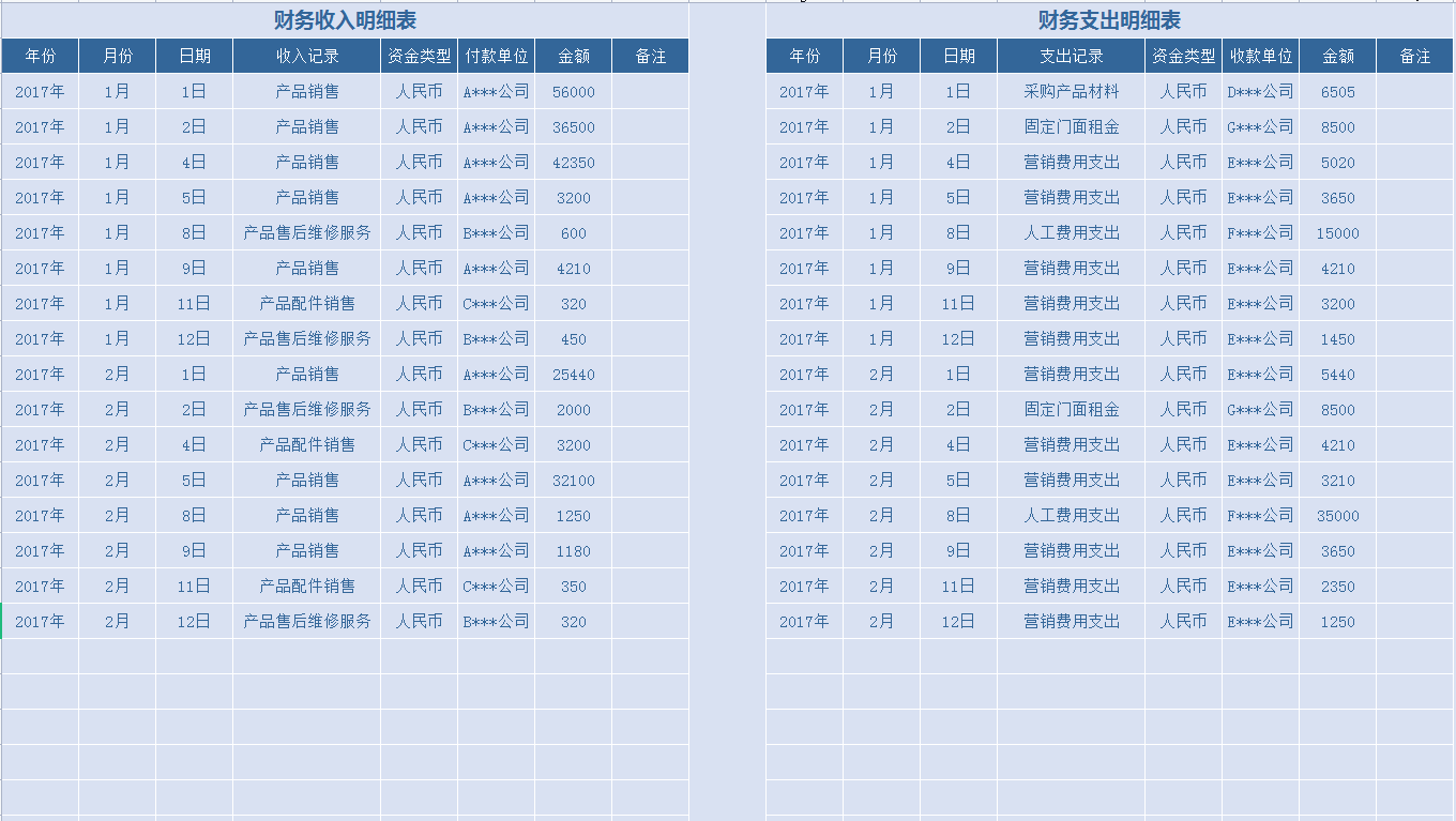 不花钱的财务管理Excel系统就是好用！自带函数格式，内容可修改