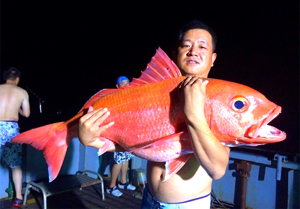 你釣到的最大的魚有多大 二十磅 對我來說 它被稱為誘餌 天天看點